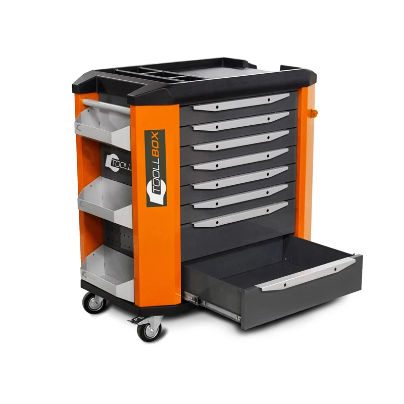 Тележка инструментальная ToollBox TBP-8 (оранжевый)