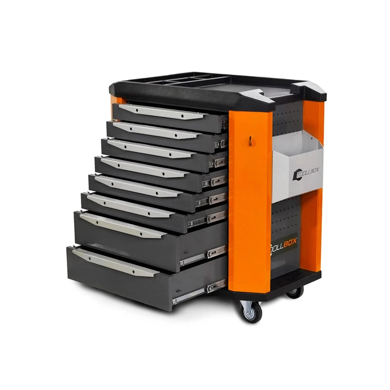 Тележка инструментальная ToollBox TBP-8 (оранжевый)