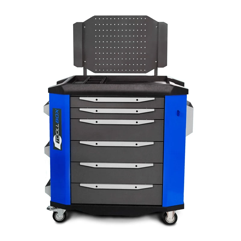 Тележка инструментальная ToollBox TBP-6 (синий)