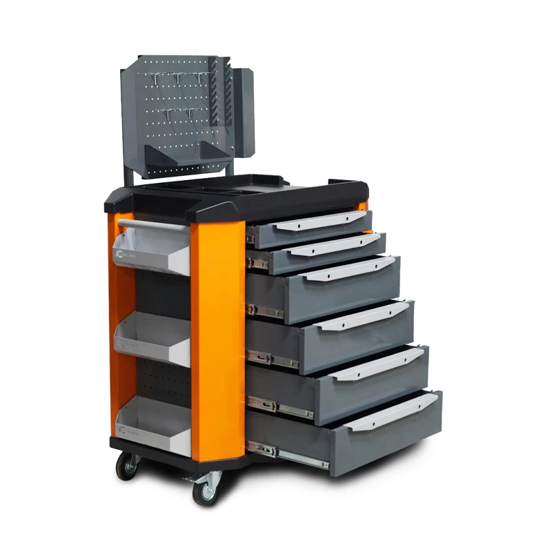 Тележка инструментальная ToollBox TBP-6 (оранжевый)