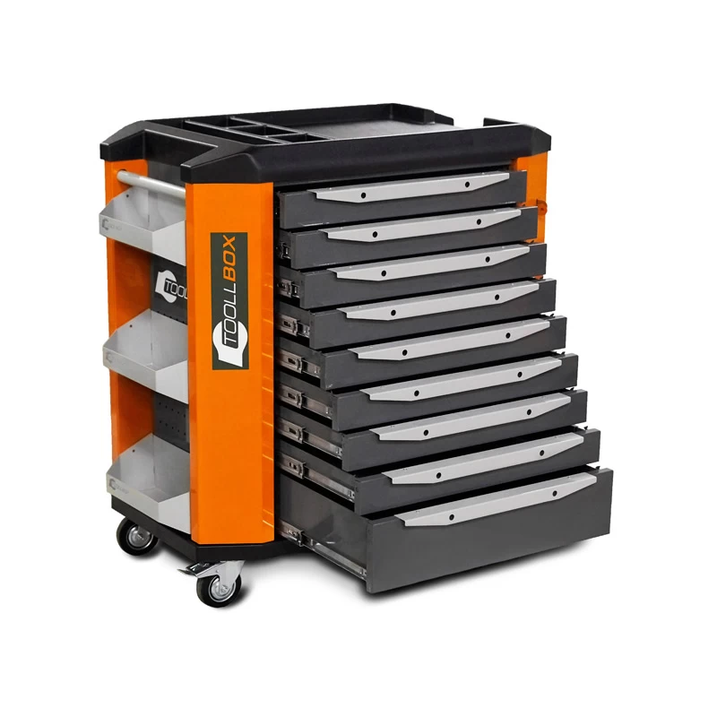 Тележка инструментальная ToollBox TBP-9 (оранжевый)